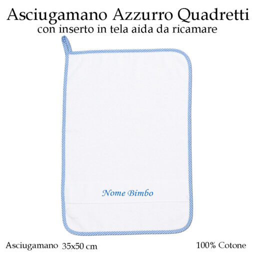 Asciugamano-asilo-nido-Azzurro-quadretti-AS02-09