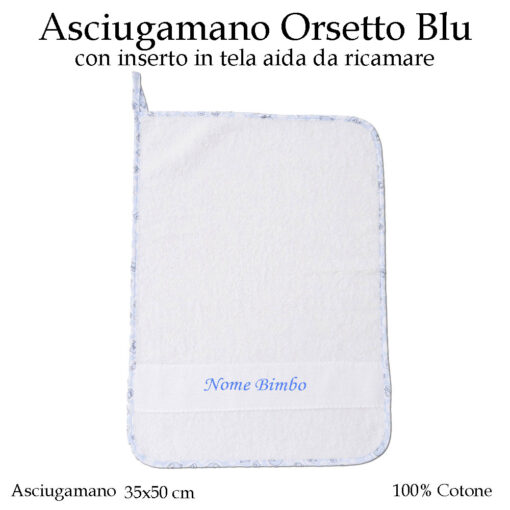 Asciugamano-asilo-nido-orsetto-blu-602A