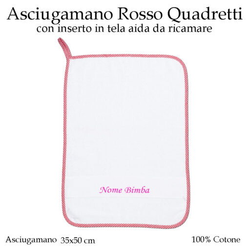 Asciugamano-asilo-nido-rosso-quadretti-AS02-01