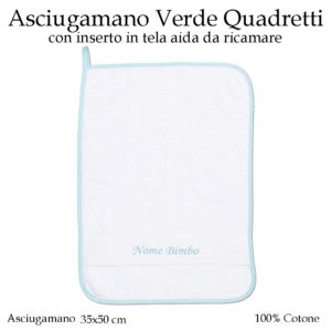 Asciugamano-asilo-nido-verde-quadretti-AS02-03