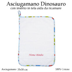 Asciugamano Scuola Materna Dinosauro
