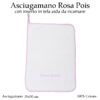 Asciugamano Scuola Materna Rosa Pois