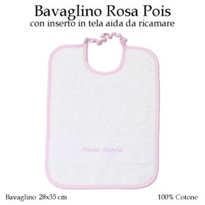 Bavaglino-asilo-nido-rosa-pois-604