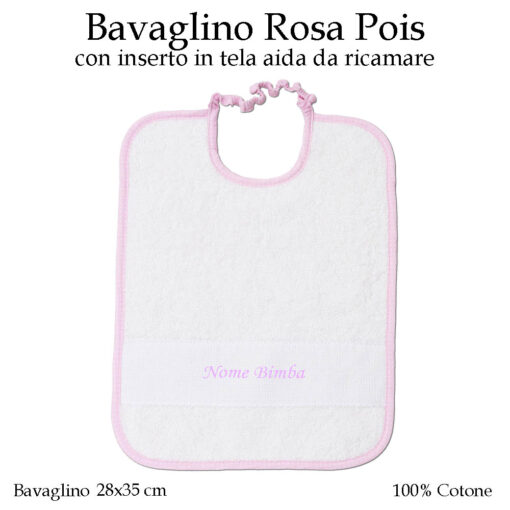 Bavaglino-asilo-nido-rosa-pois-604