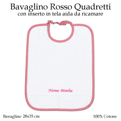 Bavaglino-asilo-nido-rosso-quadretti-AS02-01