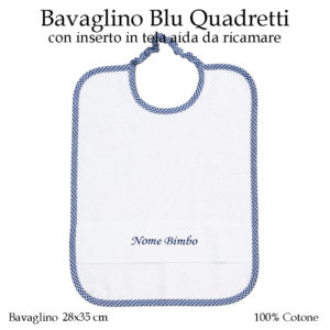 Bavaglino-personalizzato-asilo-nido-blu-quadretti-AS02-07