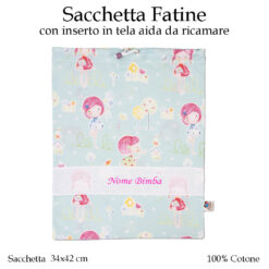 Sacchetta Scuola Materna Fatine Magiche