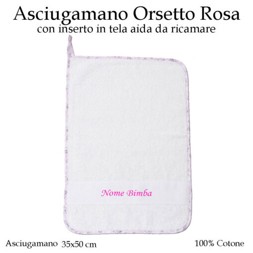 Set-asilo-orsetto-rosa-601A-componente-asciugamano