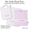 Set Scuola Materna Rosa Pois - 3 pezzi