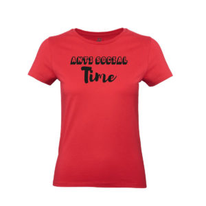 anti-social-t-shirt-time-maglietta-rossa