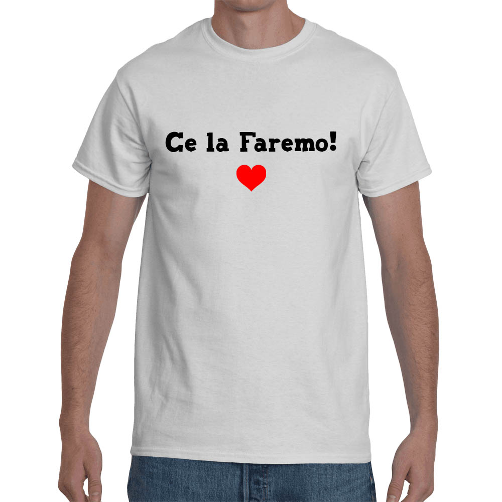 T shirt Ce la faremo Coronavirus 2020