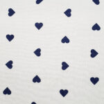 Bianco Cuoricini Azzurri