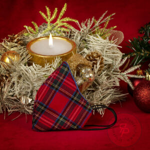 Mascherina-natale-tartan-natalizia