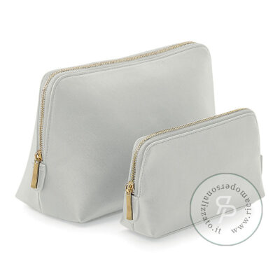 pochette donna personalizzata con nome colorazione in grigio