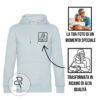 Felpa Con foto ricamata personalizzata