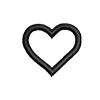 Cuore outline +8,00€