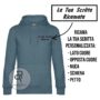 Felpa con ricamo personalizzato, felpa con cappuccio con nome ricamato personalizzato, abito personalizzato per mamma, abbigliamento personalizzato per donna, regali personalizzati - Italia