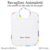 Bavaglino asilo nido animaletti