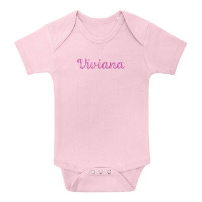body neonato personalizzato con nome viviana